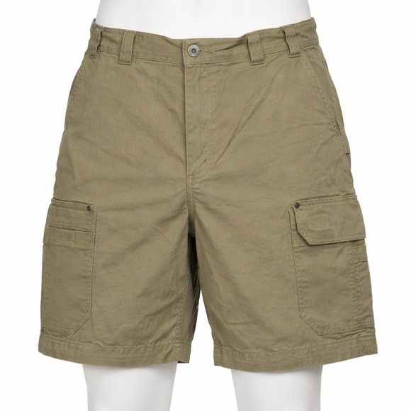 Duluth Trading Co Other - Duluth Trading Co Mens Flex Fire Hose Cargo Shorts Tan‎ 48 Canvas Workwear